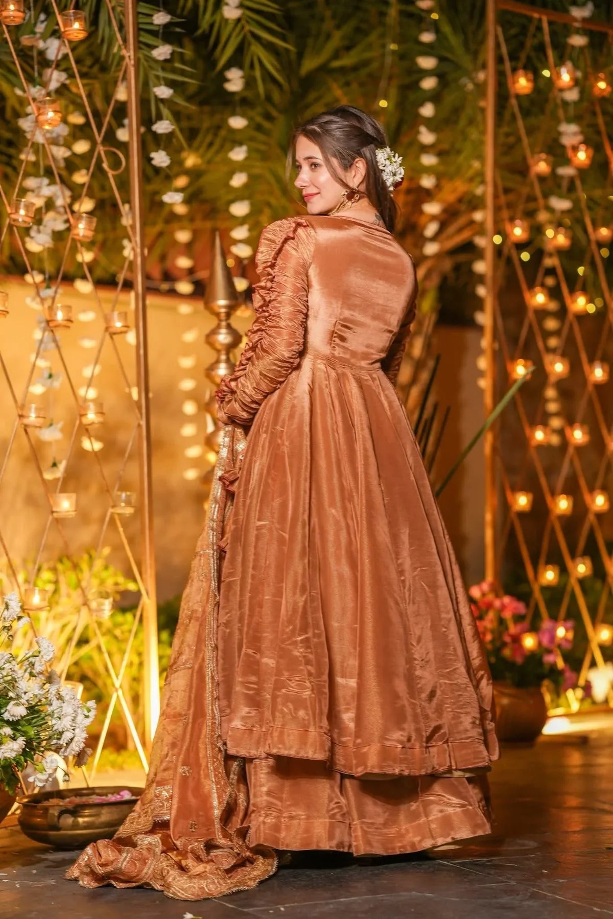.PRANAVI COSMOS ANARKALI SUIT SET