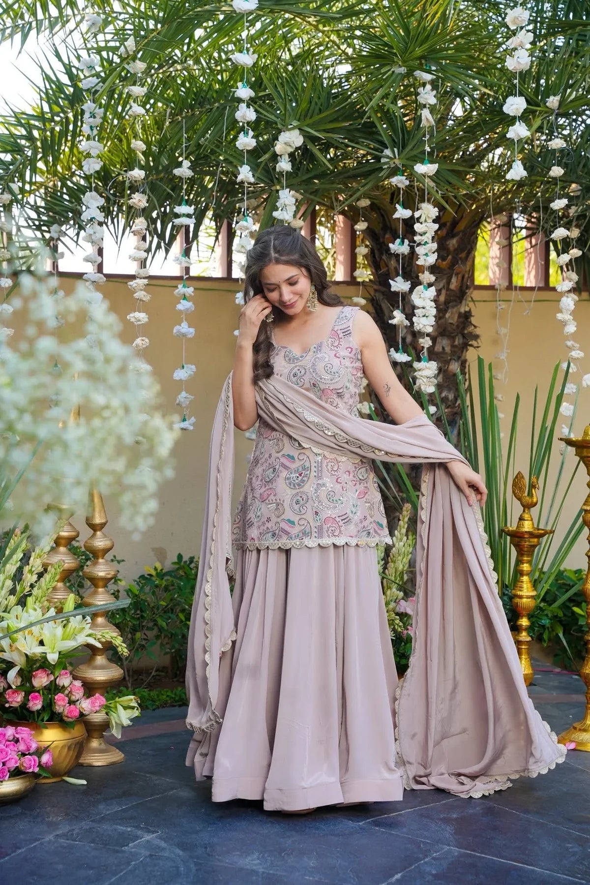 SEHRIN SHINE SHARARA SET