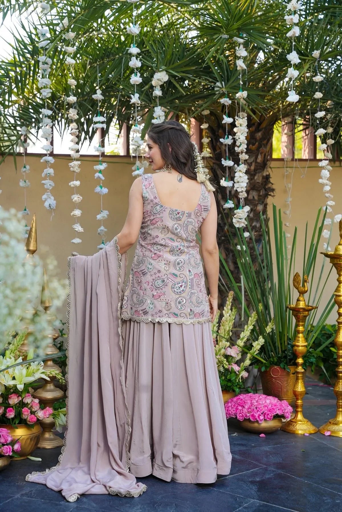 SEHRIN SHINE SHARARA SET